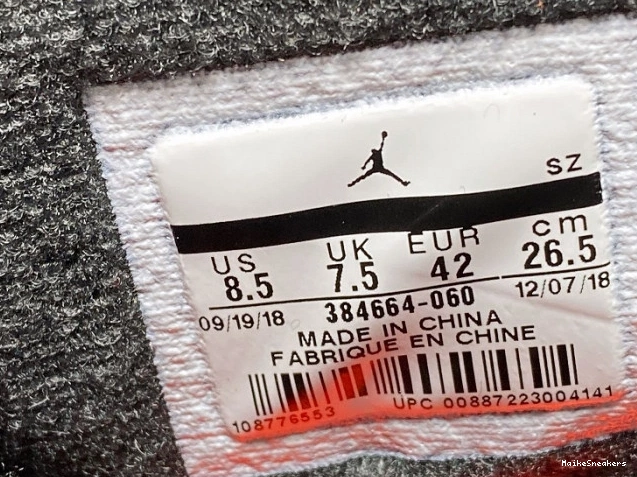 MaikeSneakers OG Air Black 6 384664-060 Jordan Infrared Retro 0811